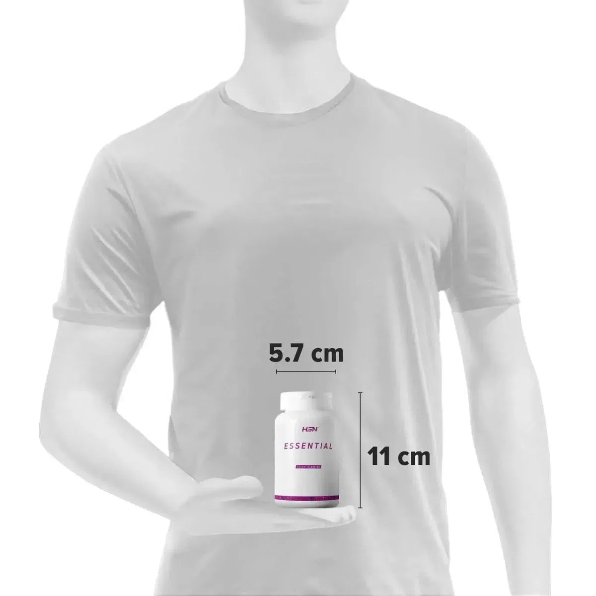HSN Inositol 500mg (Myo-Inositol) | PACK 2x 120 Gélules Végétales + Pilulier Hebdomadaire | 1500 mg/jour de Myo-Inositol | Teneur Élevée en Zinc, Chrome, B6 | Sans OGM, Végan, Sans Gluten