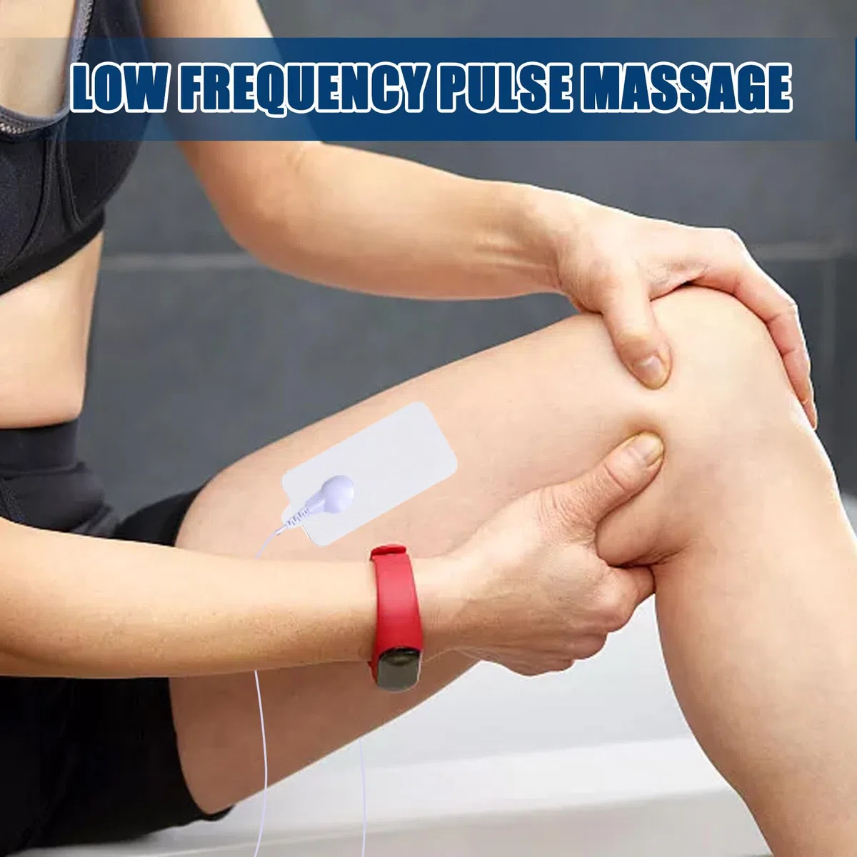 TENS EMS electrostimulateur musculaire, Appareil de thérapie de la douleur TENS rechargeable electrostimulation appareil appareil de thérapie la douleur avec 24 programmes d'entraînement et 2 canaux
