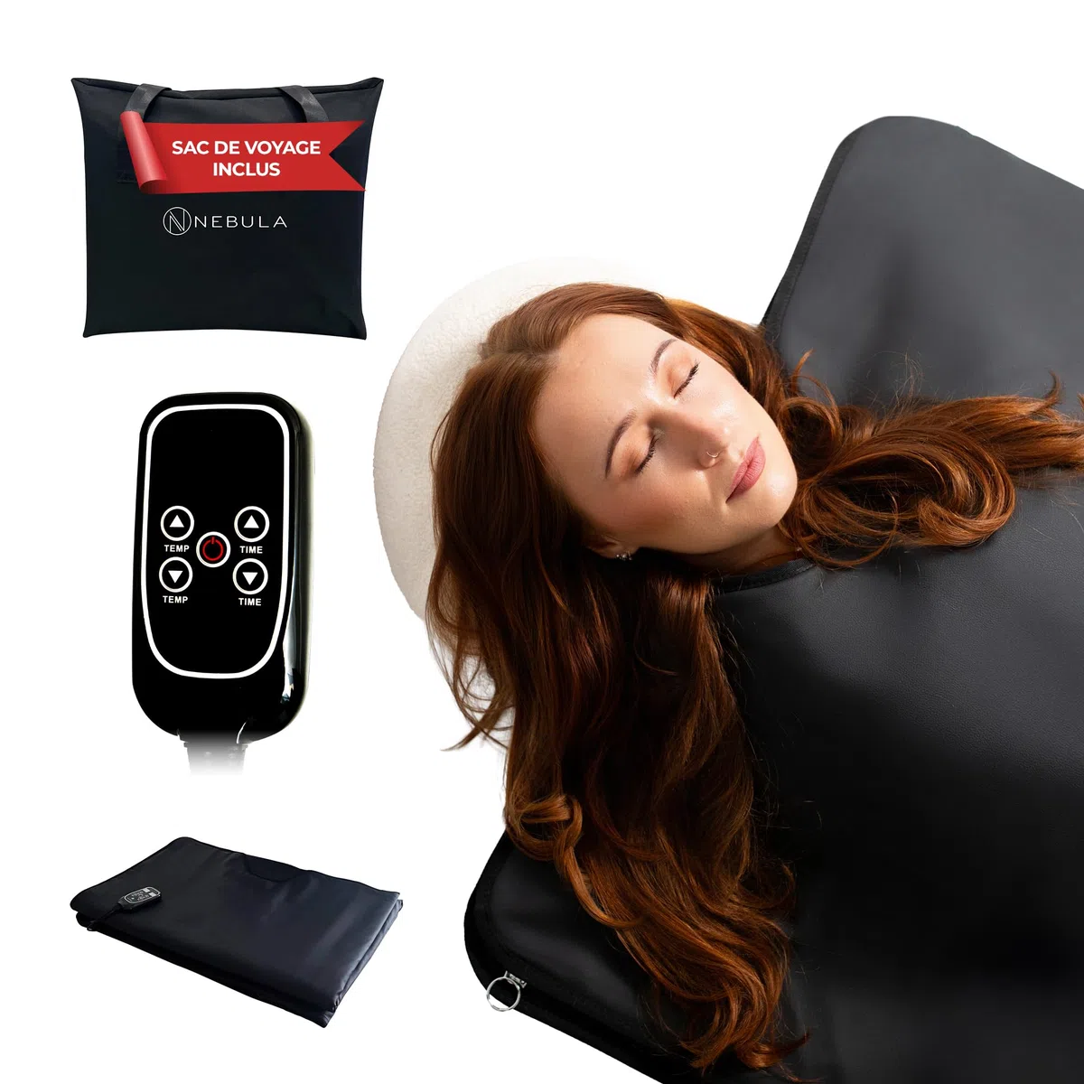 Nebula Couverture De Sauna Infrarouge 500W Pour Détente Et Détoxification