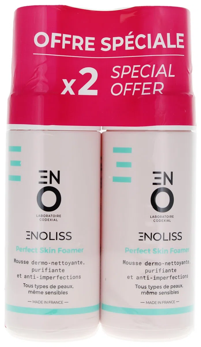 Codexial Enoliss Perfect Skin Foamer Lot de 2 x 150 ml