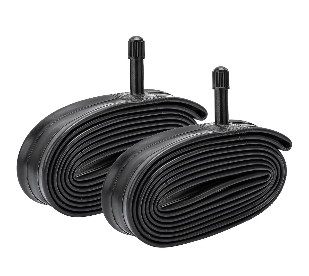 YunSCM 2PCS 25/28-540 épaissies Chambre à air 24X1.0 24x1 1/8 AV32mm Valve Compatible 24 Pouces Chambre à air pour Fauteuil Roulant