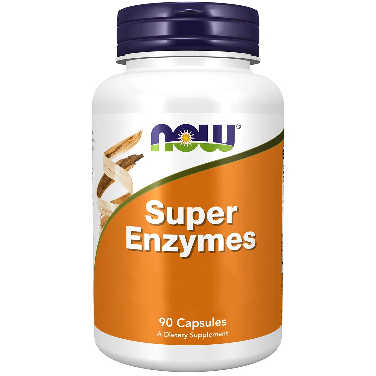 Now Foods, Super Enzyme, 90 Capsules, Testé en Laboratoire, Hautement Dosé, Sans Gluten, Sans Soja, Sans OGM