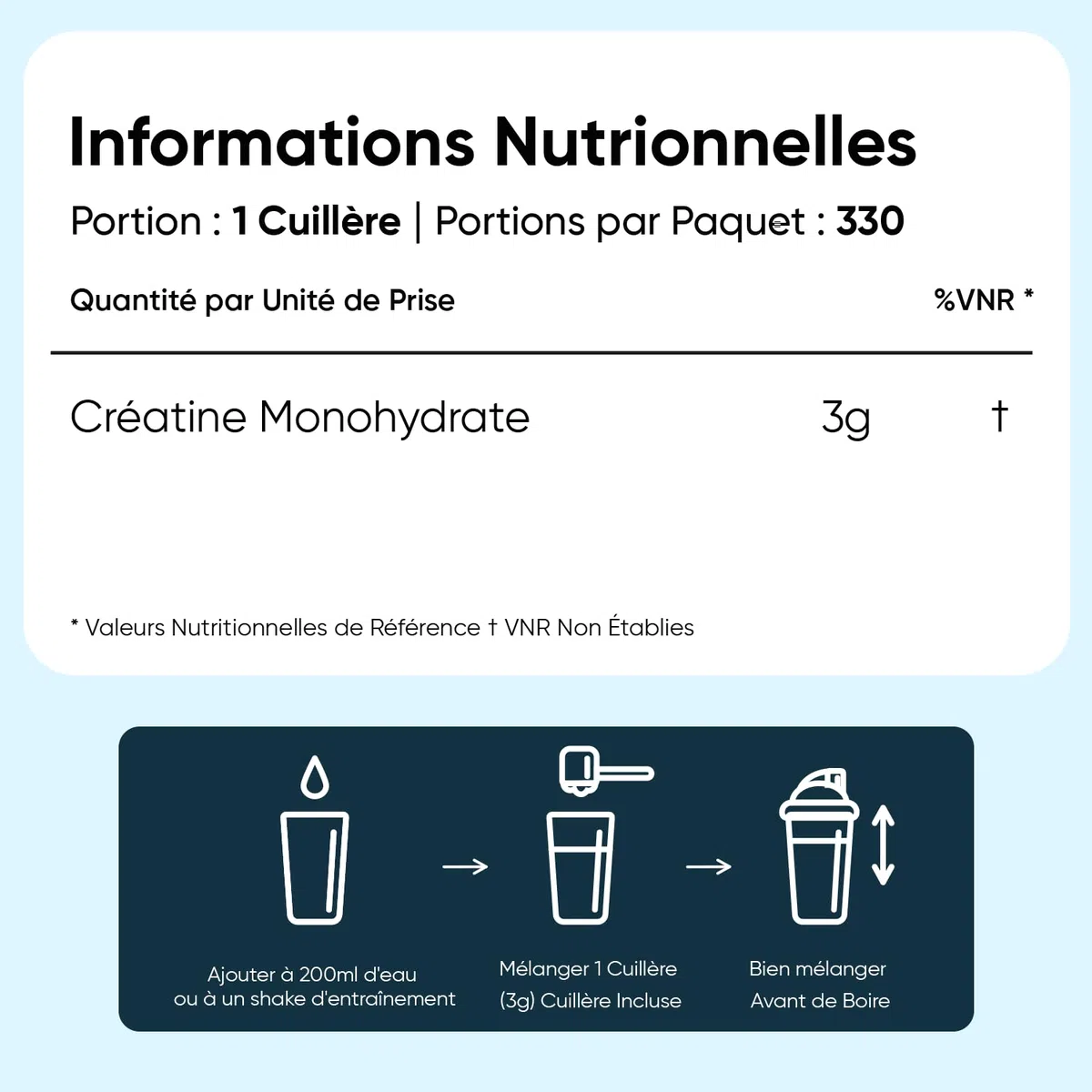 Creatine Monohydrate Poudre Pure 1kg, Créatine Micronisée sans Goût 200Mesh