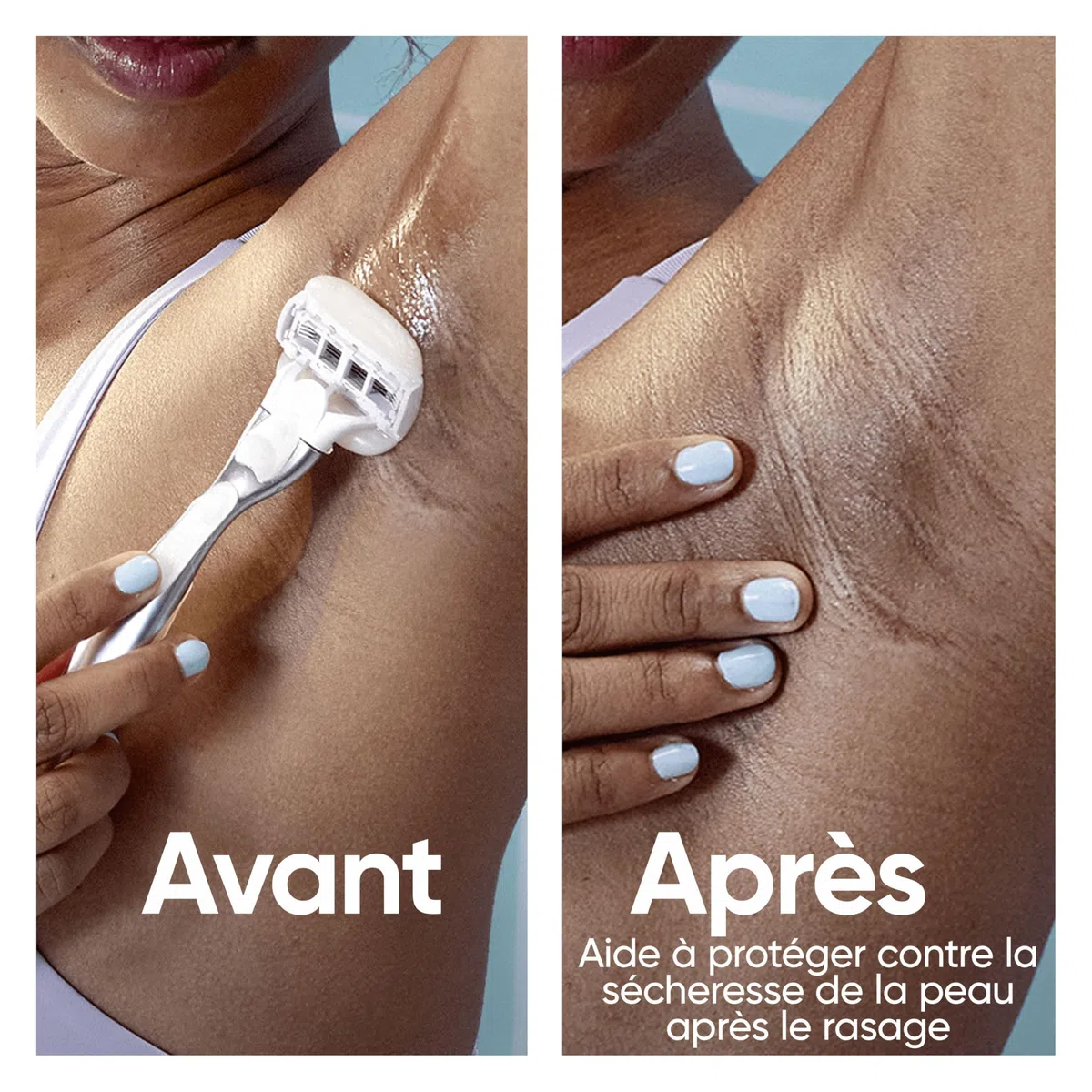 Gillette Venus Rasoir pour Femmes Aux Peaux Sensibles Pro ComfortGlide Sensitive, Manche Réutilisable Et 6 Recharges De Lames avec Bande Lubrifiante, Conçu pour La Peau Sèche, Rasage Longue Durée
