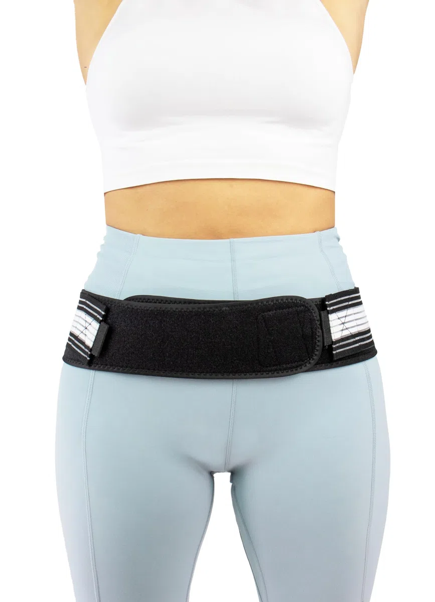 VITTO Sacroiliac SI Ceinture de hanche – Durable et antidérapant pour le bas du dos et du bassin pour homme et femme – Soulagement de la douleur pour la sciatique, le bassin, les lombaires