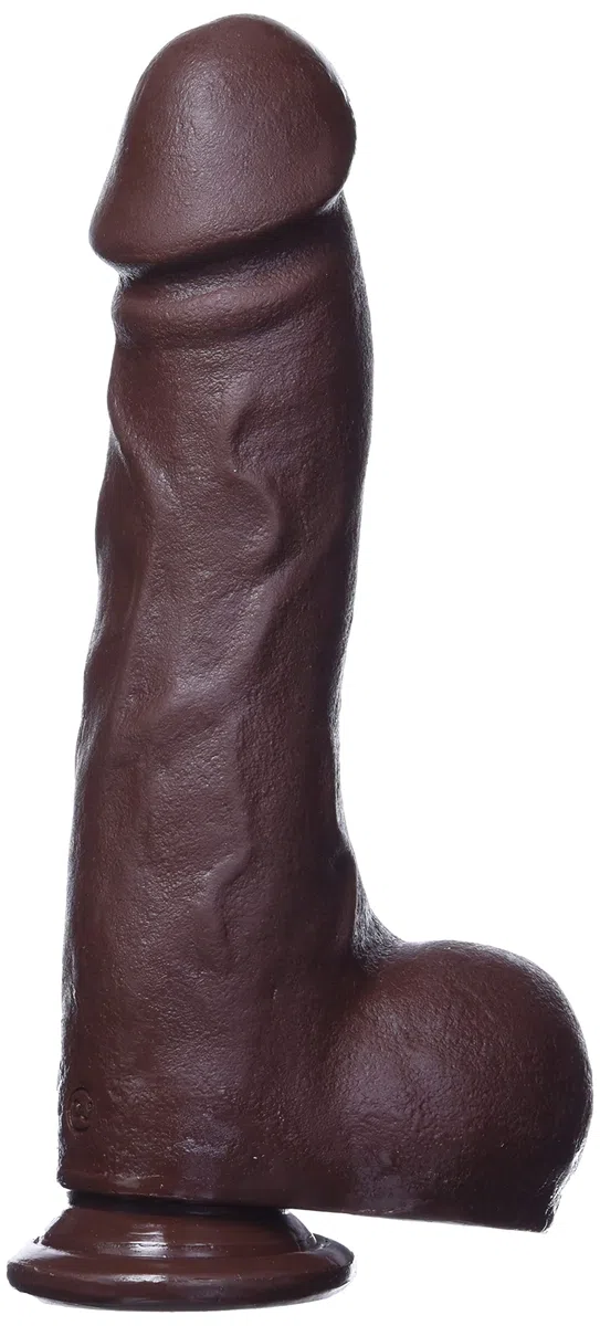 The D - Master D - 10.5 Inch With Balls Firmskyn - Chocolate