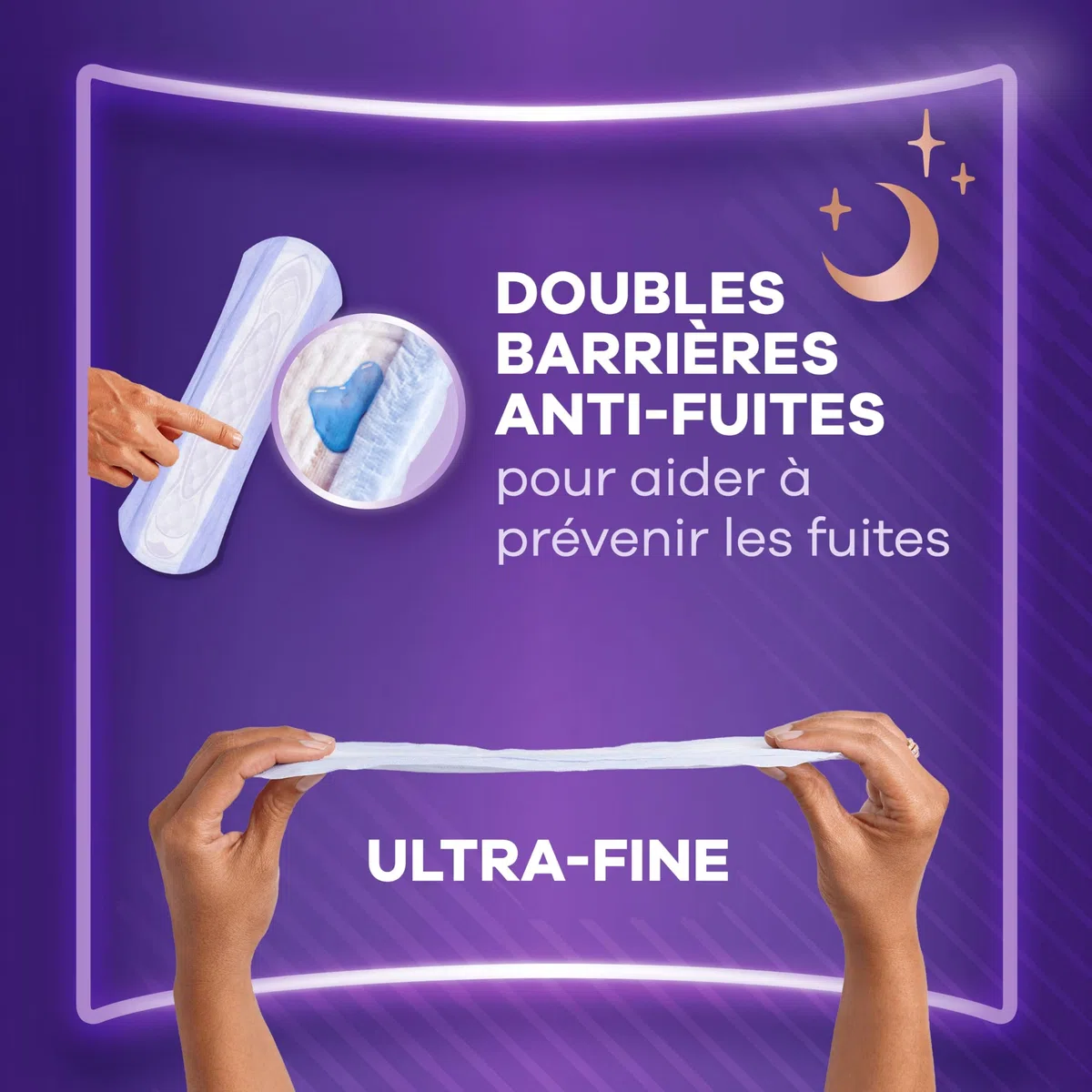 Always Discreet Extra Secure, Serviettes Pour Incontinence ou Fuites Urinaires, Fuites Importantes, Format Eco, 7 Gouttes, Ultimate Night, 48 Pochettes Individuelles (4 x 12 unités)