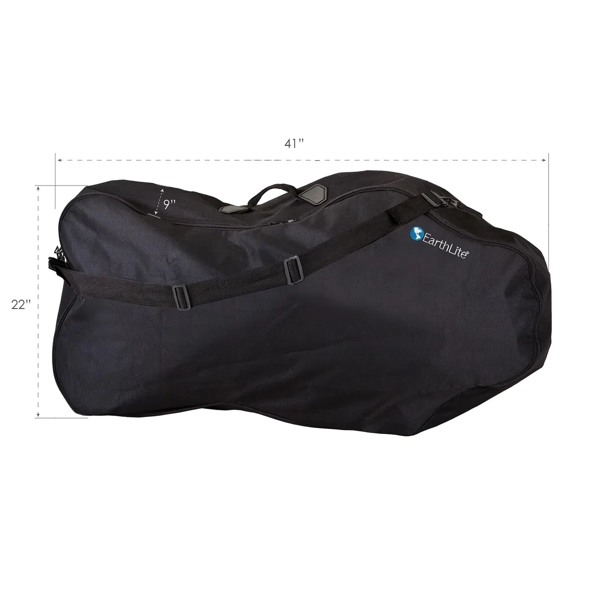 EARTHLITE Vortex Kit portable chaise de massage - Portable, compact, solide et léger (7 kg) incl. étui de rangement portable, coussin et sangle pour le sternum