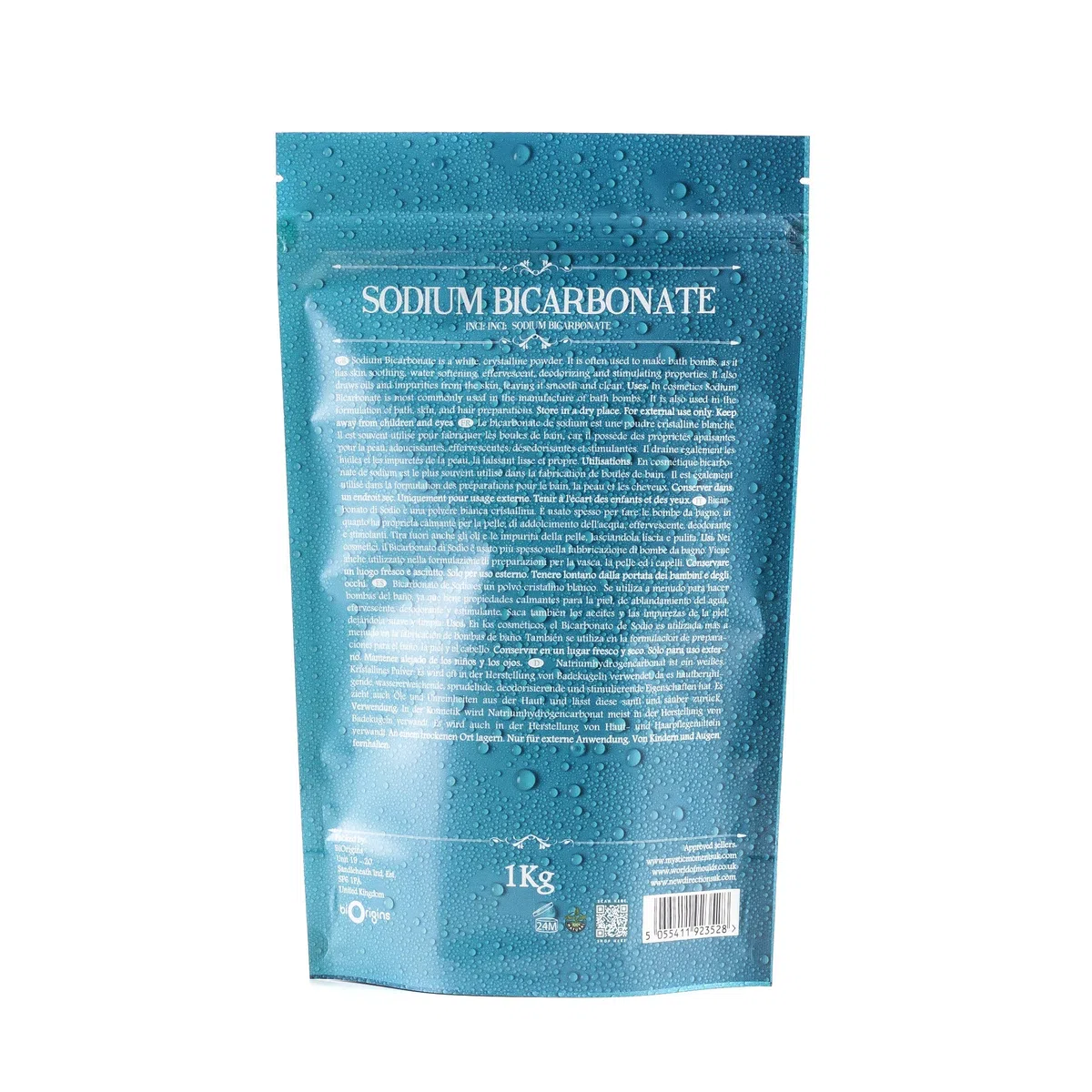 Mystic Moments | Bicarbonate de Sodium 1Kg Pur & Naturel Vegan Sans OGM