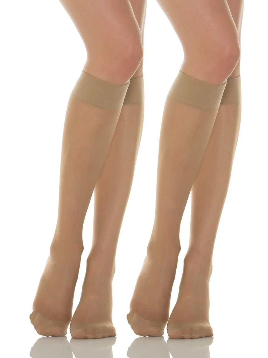 Relaxsan Basic 700 mi-bas de maintien 70 Den sans talon compression graduée légère 12-17 mmHg