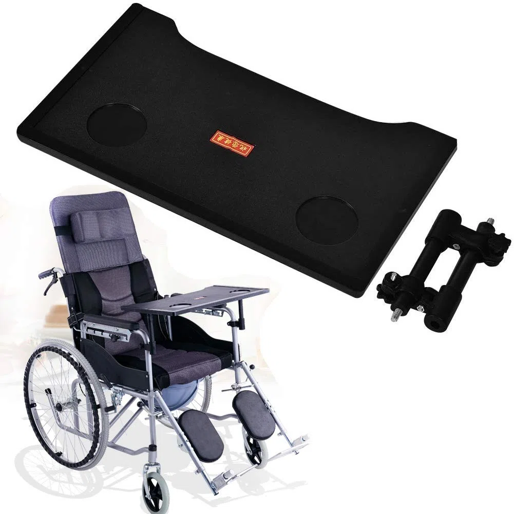 Plateau pour Genoux - Table Amovible avec Porte-gobelet - Plateau en Plastique pour Écrire, Lire et Manger
