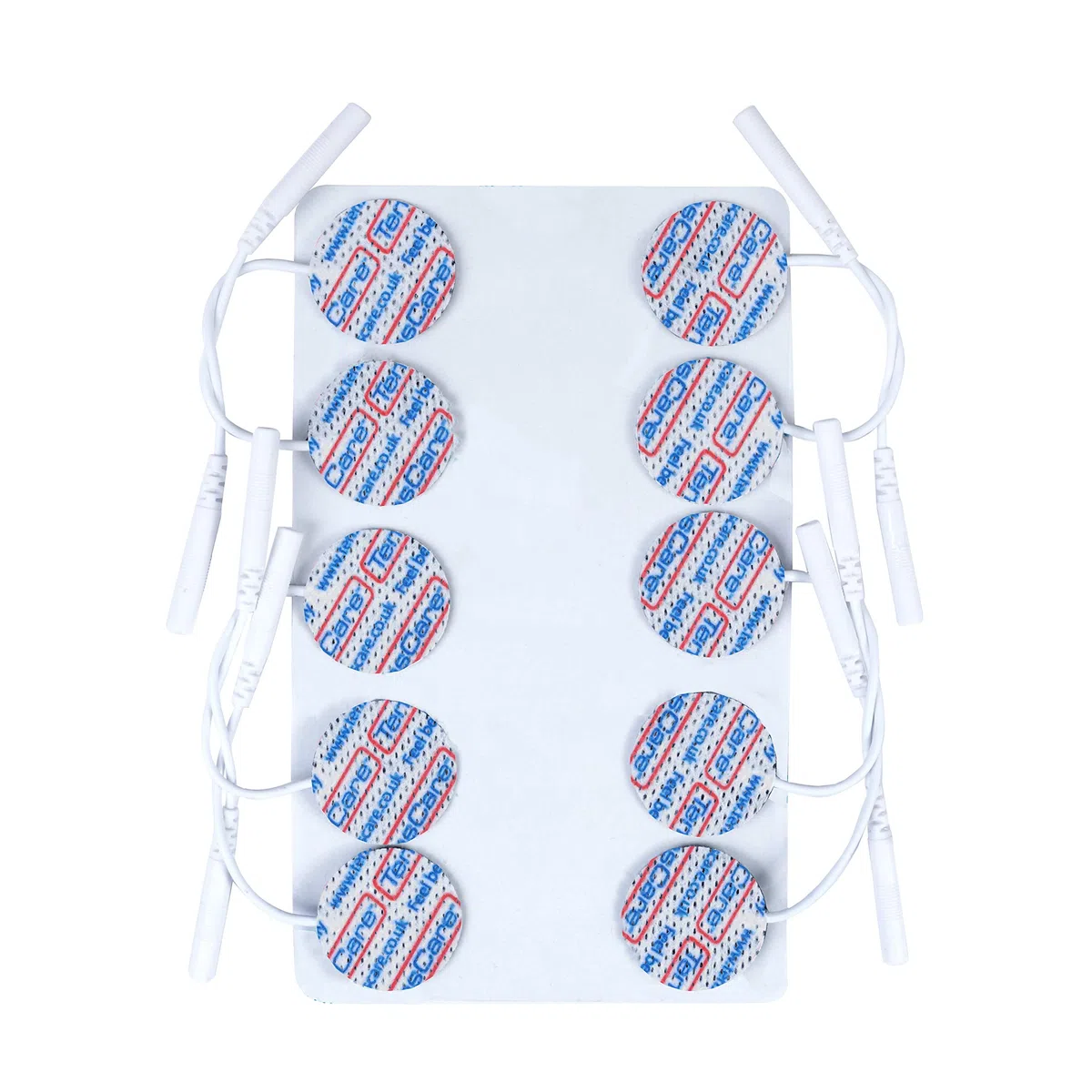 TensCare Électrodes Rondes TENS & EMS 25 mm – Lot de 30 | Électrodes 25 mm à haute adhérence, réutilisables jusqu'à 20 fois, pour appareils TENS et EMS compatibles