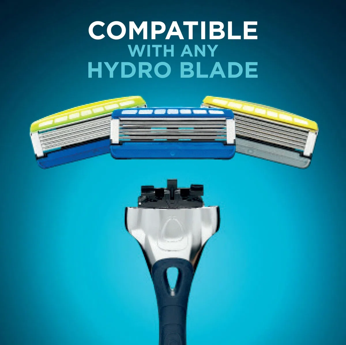 WILKINSON SWORD - Lames de rasoir Hydro 5 pour hommes | Lot de 16 recharges | Gel hydratant et tondeuse de précision (l'emballage peut varier)