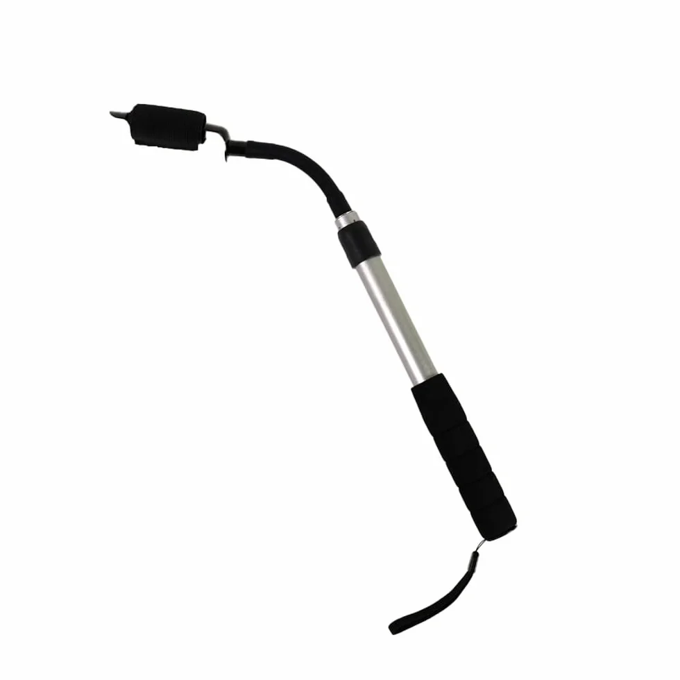 EASACE Poignée d'extension de rasoir avec longueur et courbure réglables, brosse à cheveux, brosse pour le corps pour brossage humide ou sec, applicateur de drogue