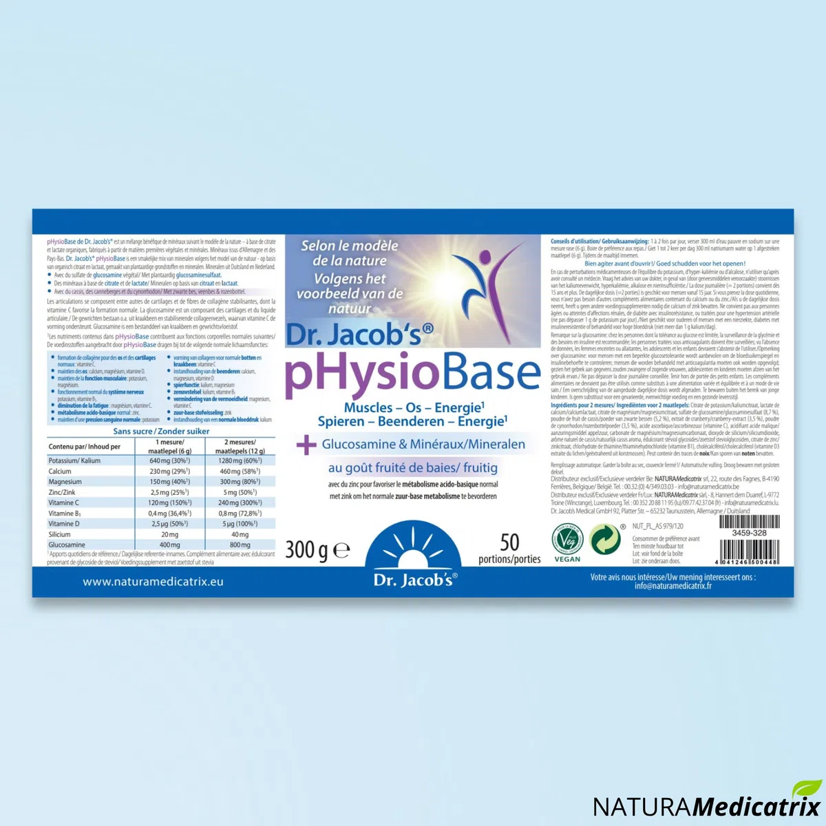 Dr. Jacobs - pHysio Base Mélange Minéral