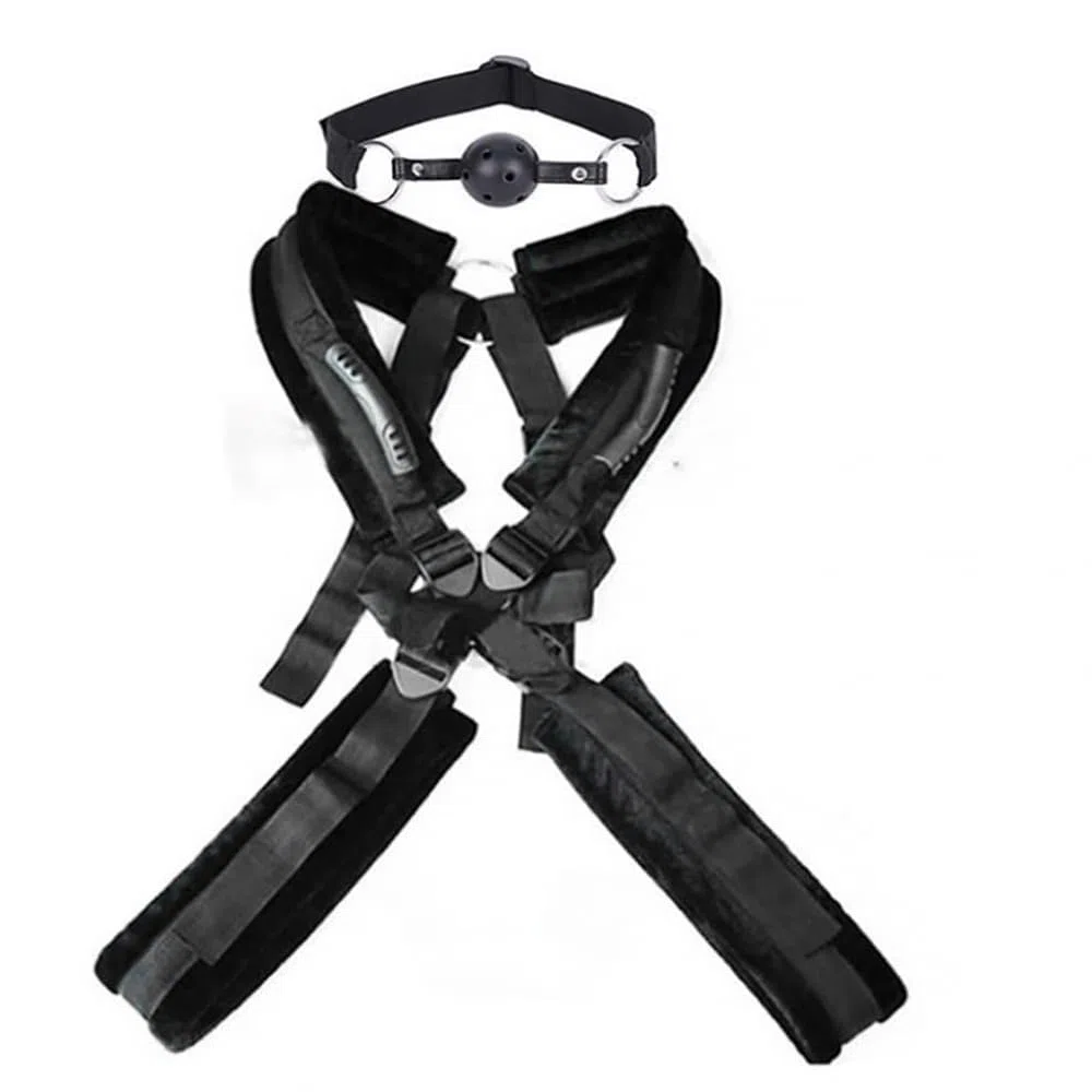 Balançoire pour plafond Sangle de Suspension Réglable Harnais de Soutien de Plafond Système de Suspension avec Sangles Ajustables Accessoire de Maintien et de Positionnement Sling Trainer