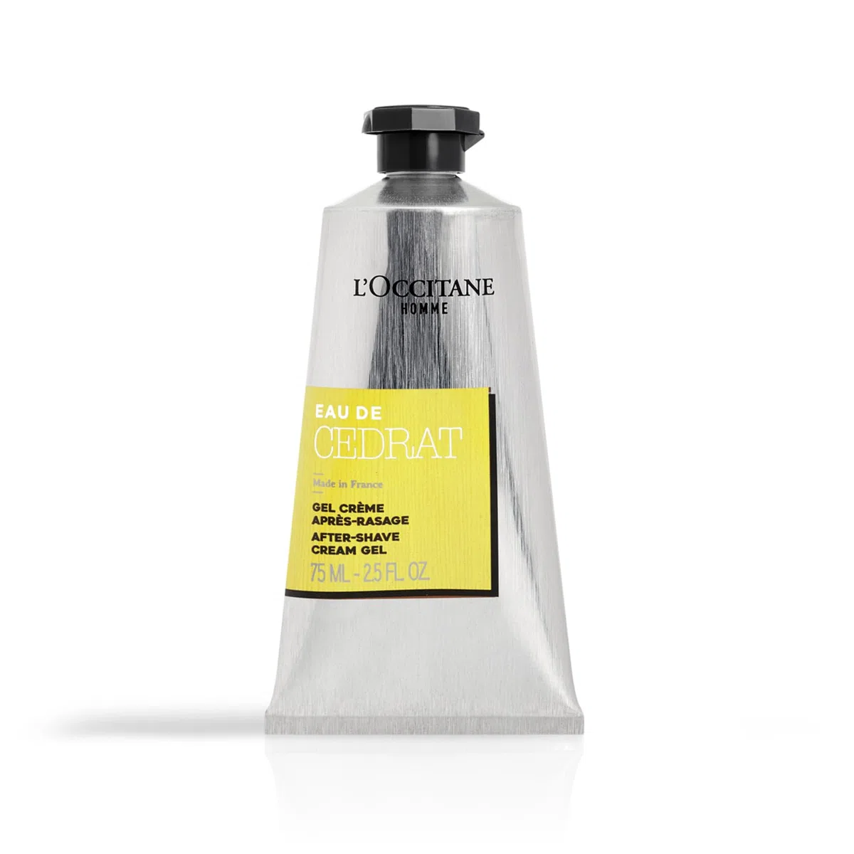 L'OCCITANE - Gel Crème Après-Rasage Eau de Cedrat - 75 ml - Fabriqué en France