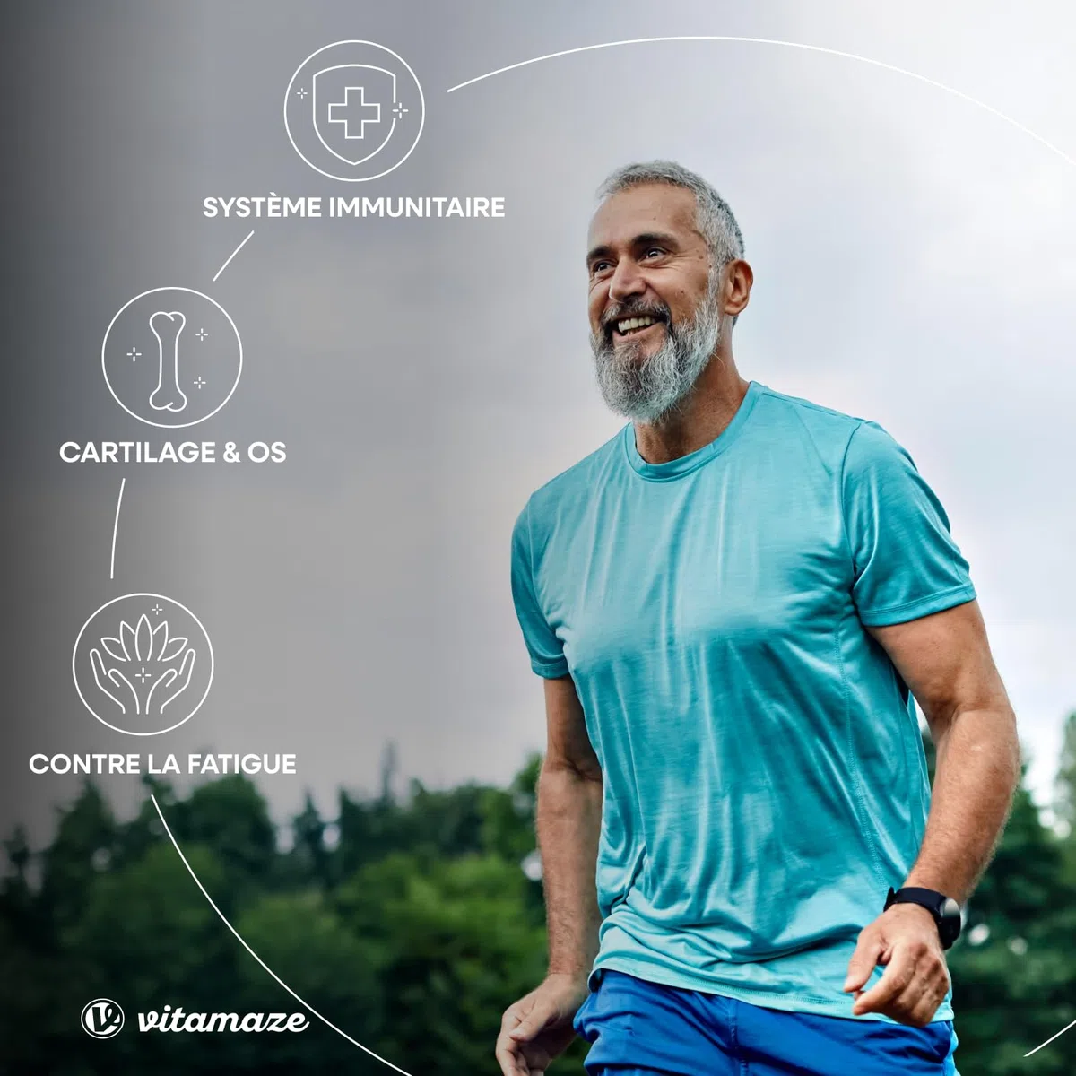 Glucosamine Chondroïtine avec MSM et Vitamine C 2250mg - Complexe pour les Articulations 240 Gelules - Complément Alimentaire Naturel sans Additifs