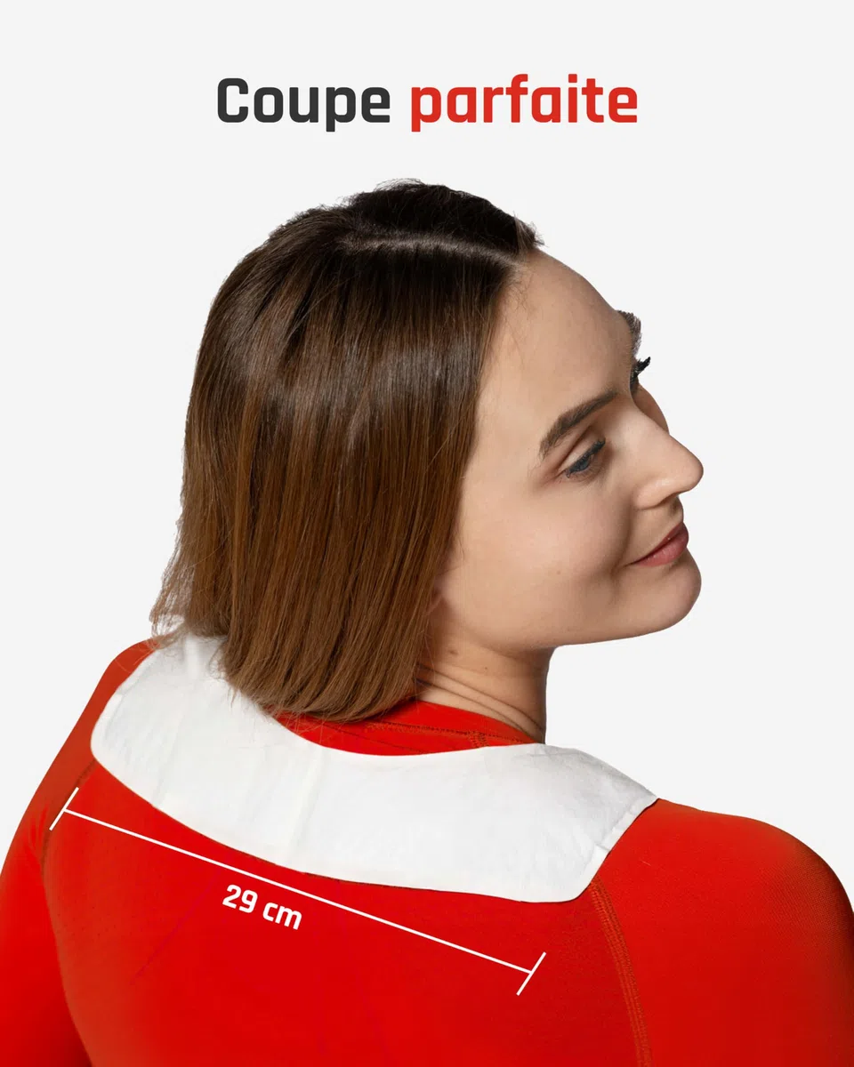 TerraTherm Patch chauffant nuque, épaules et cou - 8 h de chaleur profonde bienfaisante - patch autochauffant - chauffe-nuque, chauffe-épaules - activé par l’air - 10 unités
