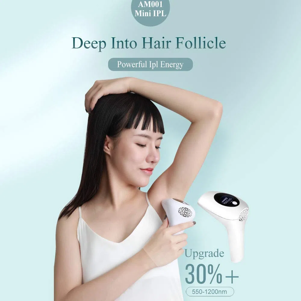 Upgrade to 900,000 flash permanent painless freezing point laser hair removal instrument IPL light skin rejuvenation beauty instrument household electric hair removal instrument for men and women,