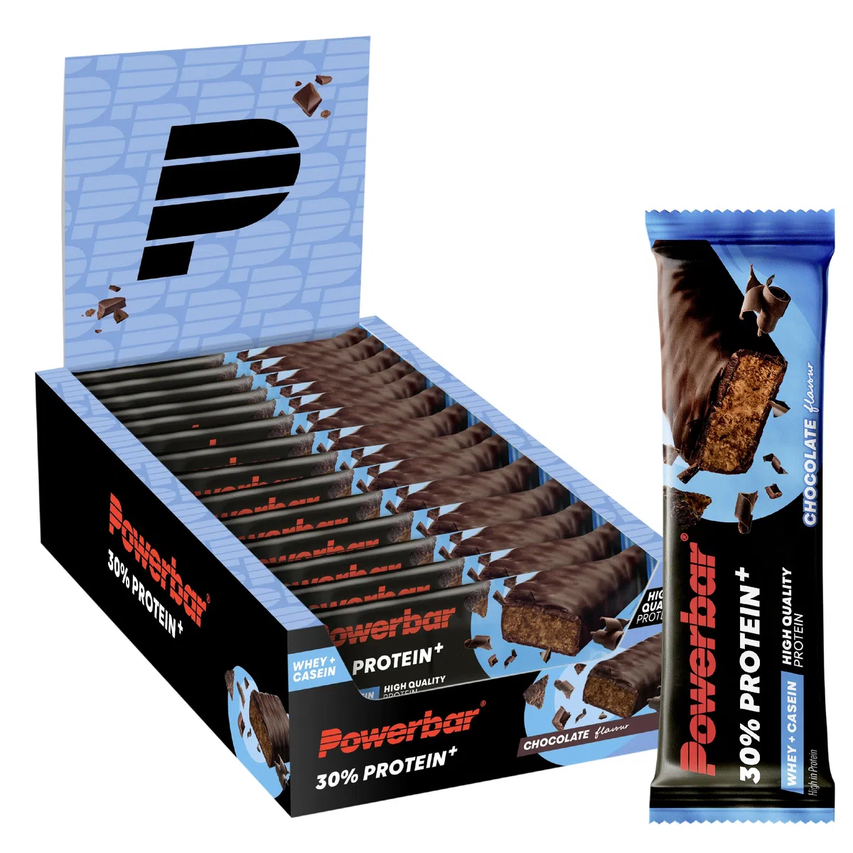 PowerBar Protein Plus Barre 30% Proteinplus Goût Chocolate 15 Barres