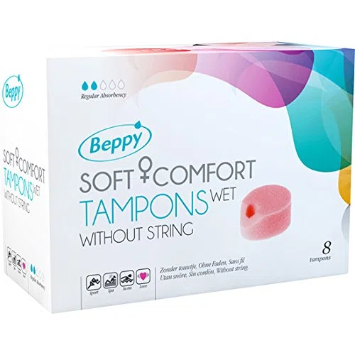 Beppy Lot de 8 tampons lubrifiés