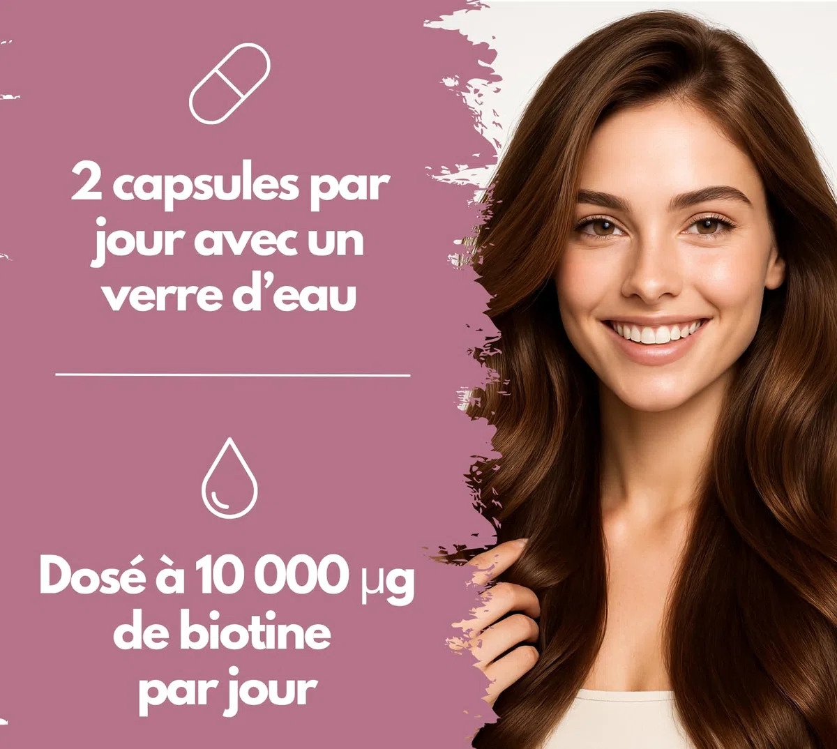 EXVital Biotine Complexe, Vitamines pour les cheveux, Avec extraits de palmier nain, de pépins de courge et de racine d’ortie, 240 capsules véganes, enrichies en sélénium et zinc, testé en laboratoire
