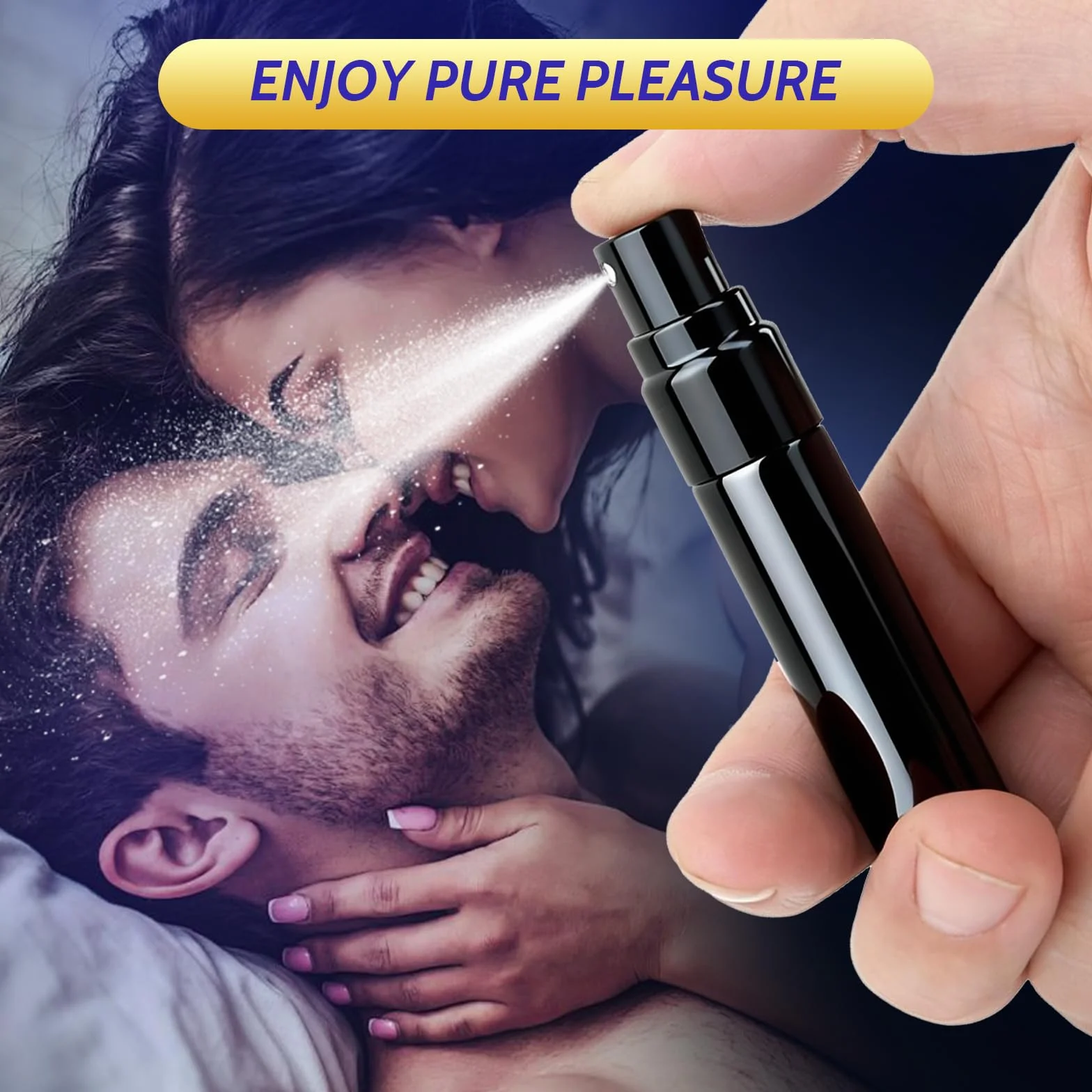 Spray Retardant pour Homme - Formule Végétale Douce aux Extraits Naturels - Aide à Prolonger le Plaisir de l'Intimité - Flacon 5ml