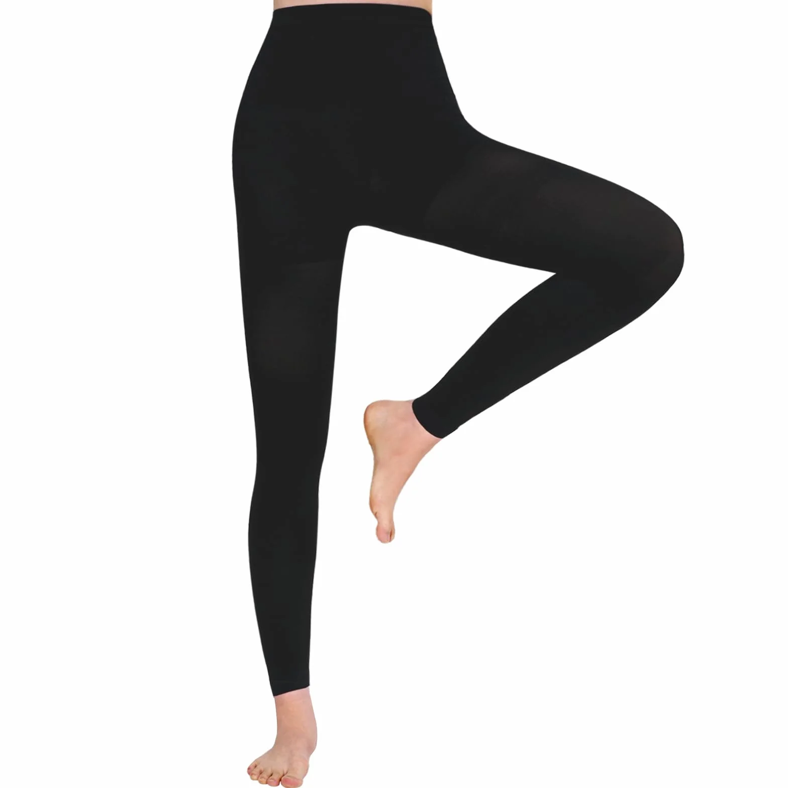 Bas de compression médicaux pour homme et femme - Longueur : 20 à 30 mmHg - Classe II - Collants de compression gradués - Bas de contention - Bas de compression sans orteils - Pour varices
