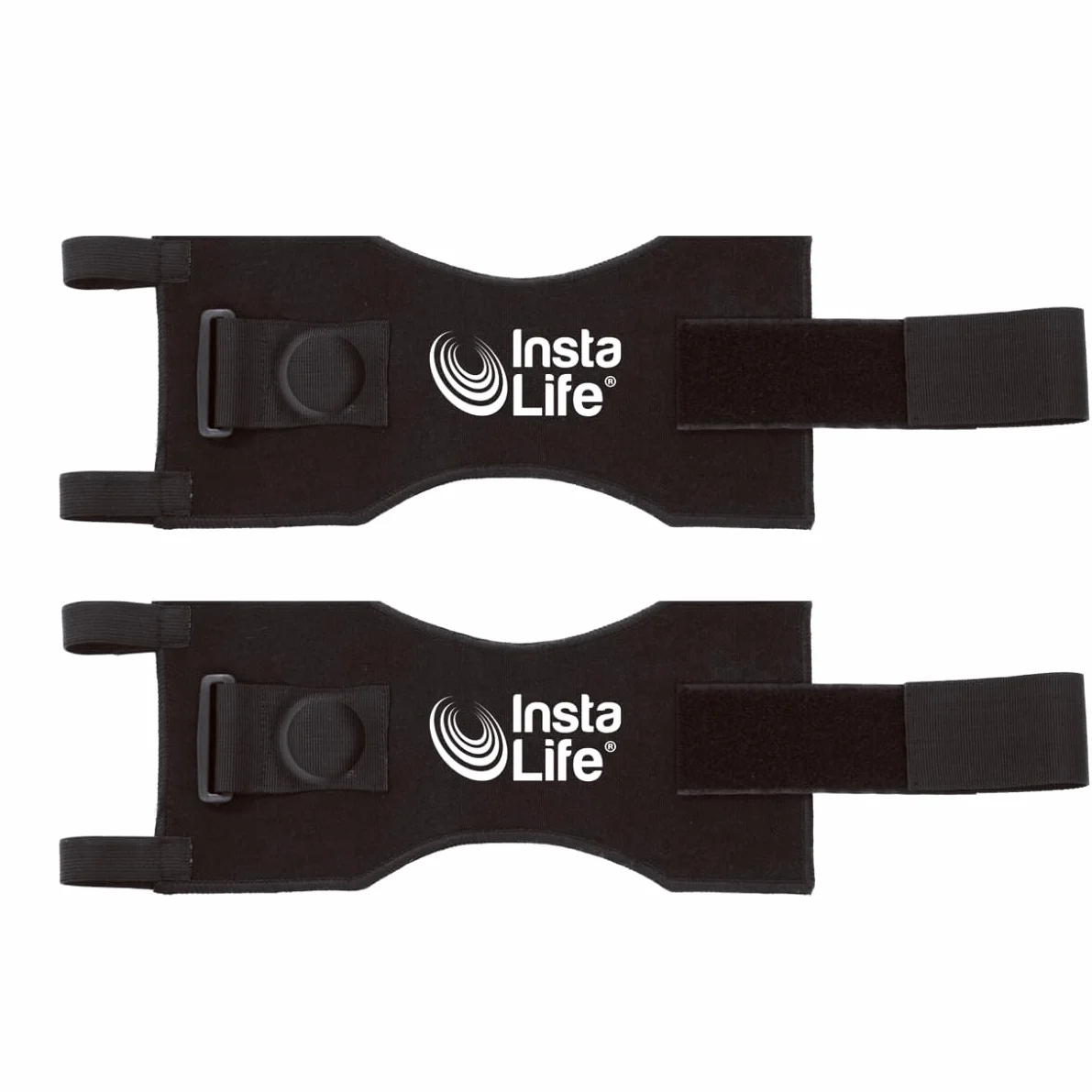 INSTA LIFE INSTALIFE Lot de 2 genouillères pour soulager les douleurs articulaires, soulage les douleurs dorsales avec digitopression, ergonomique, douleurs lombalgiques, sciatiques, douleurs aux