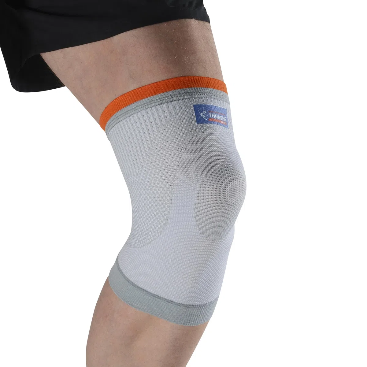Thuasne Sport - Genouillère de Maintien - Genou Douloureux, Reprise d'Activités Sportives - Tricot Compressif - Indice de Maintien 1/3 - Dispositif Médical CE - Taille XL