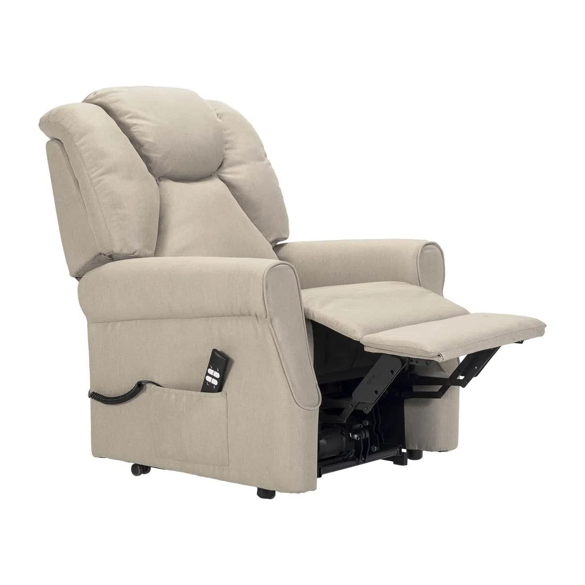Sime Betty 2 Moteurs PERSONNALISÉ Fauteuil releveur Relax Dispositif Médical système de Roue Doux siège à Micro-Ressorts résistant aux Taches Chanvre