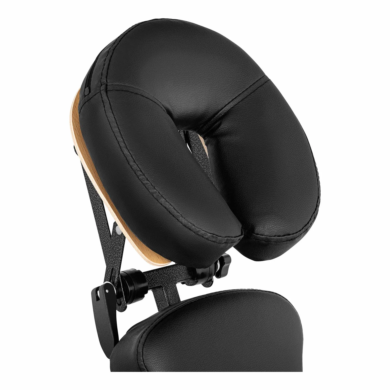 Physa Chaise De Massage Assis Pliante Pliable Portative Table Professionnelle Matériel À Domicile PHYSA MONTPELLIER BLACK (Acier, PVC, Capacité 160 kg, Sac Compris, Noir)