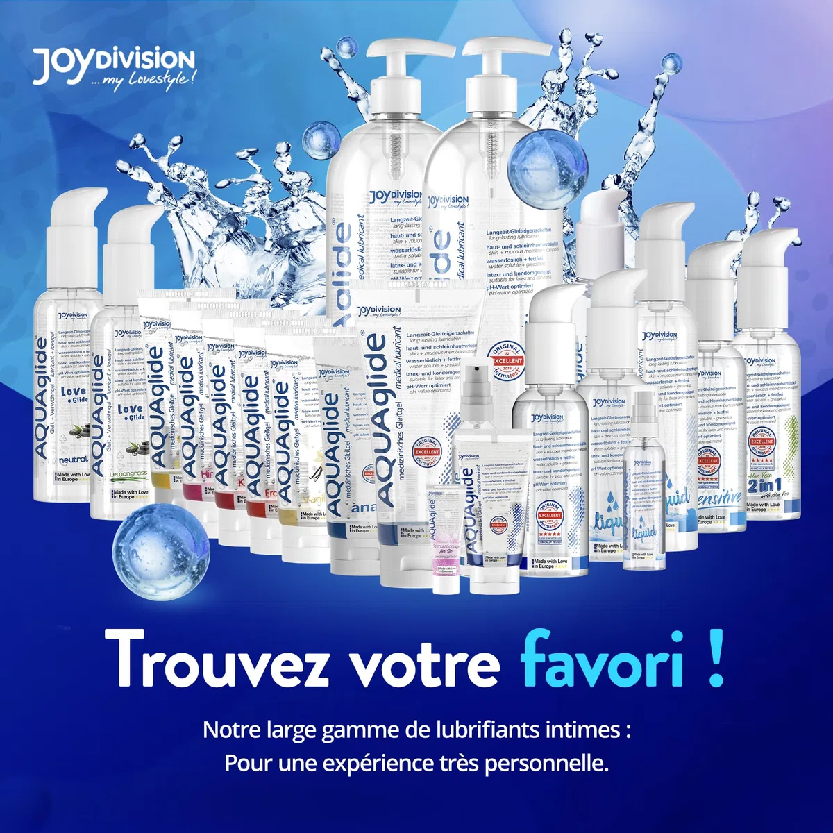 JOYDIVISION- 6170400000- Lubrifiant AQUAglide 1 l