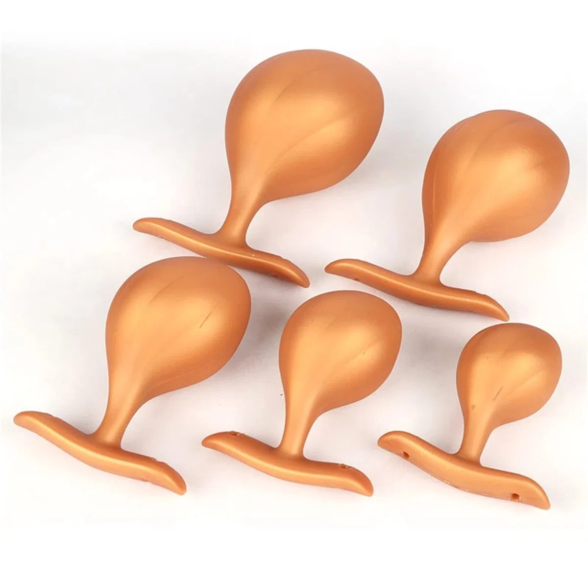 Plug anal en silicone à sangle avec boule en acier Gode portable Plug anal avec harnais Ceinture Sangle Godes Grosses perles anales Gode anal Plug anal en silicone Dilatateur Sex Toy for femmes