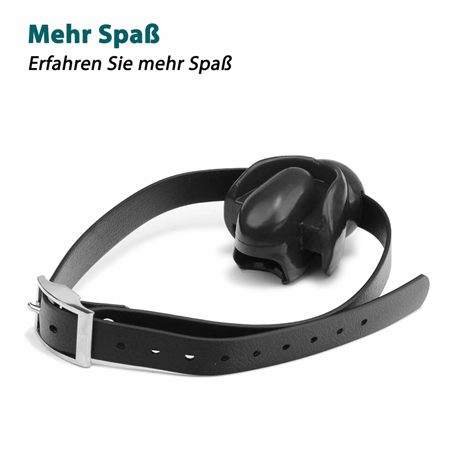 Bâillon Boule en Silicone,Respirant Gag Open mouth gag Sex mouth plug,pour Jeux Sexuels Jouet bouche (Noir)