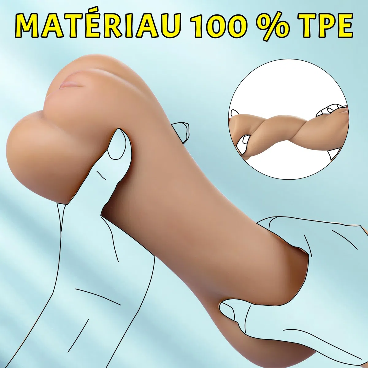 Masturbateur Masculins Sextoyse pour Homme 2 en 1 Masturbeuse sex toýs homme Jouet Adulte Silicone avec Vibromasseur