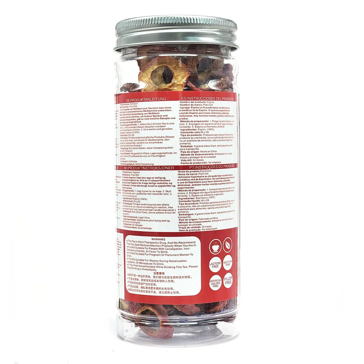 Plant Gift Hawthorn tea Thé d'aubépine (aubépine tisane, aubépine) appétissant, santé chinoise 80g/2.82oz