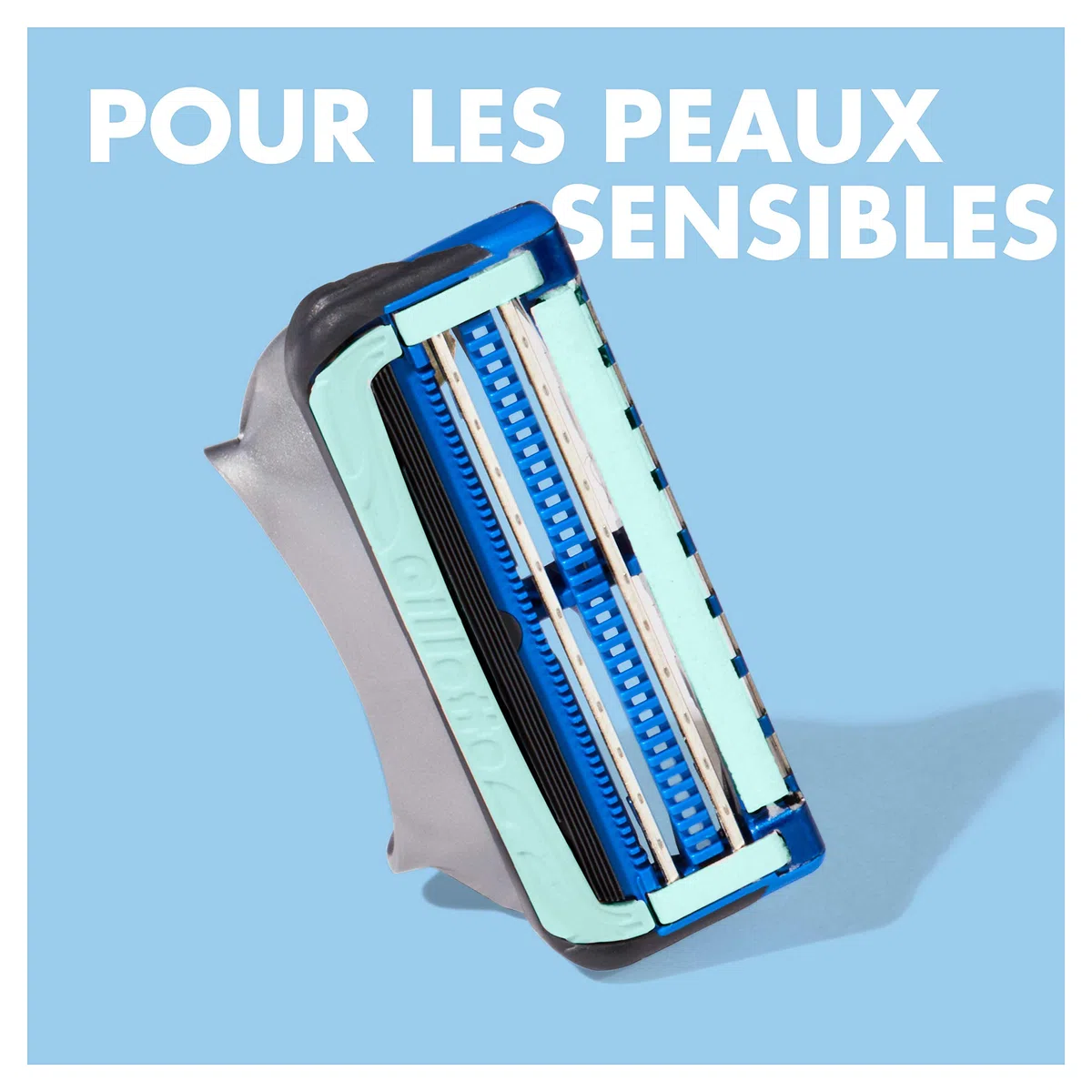 Gillette SkinGuard Sensitive Recharges De Lames De Rasoir Pour Homme, Avec Une Touche D’Aloe Vera, 8 Unités, Cliniquement Prouvées Pour Les Peaux Sensibles