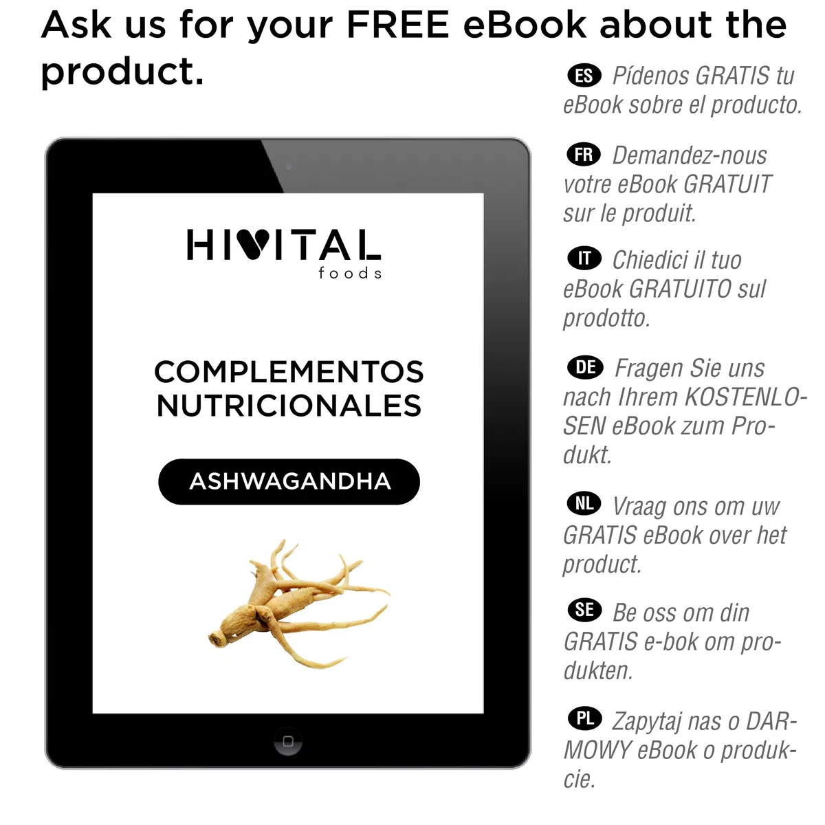 Ashwagandha 9000 mg. 180 gélules végétaliennes pour 6 mois de traitement. Extrait de Withania Somnifera avec 10% de Witanolides. Ginseng Indien. Absorption maximale. Fabriqué en Europe par HIVITAL