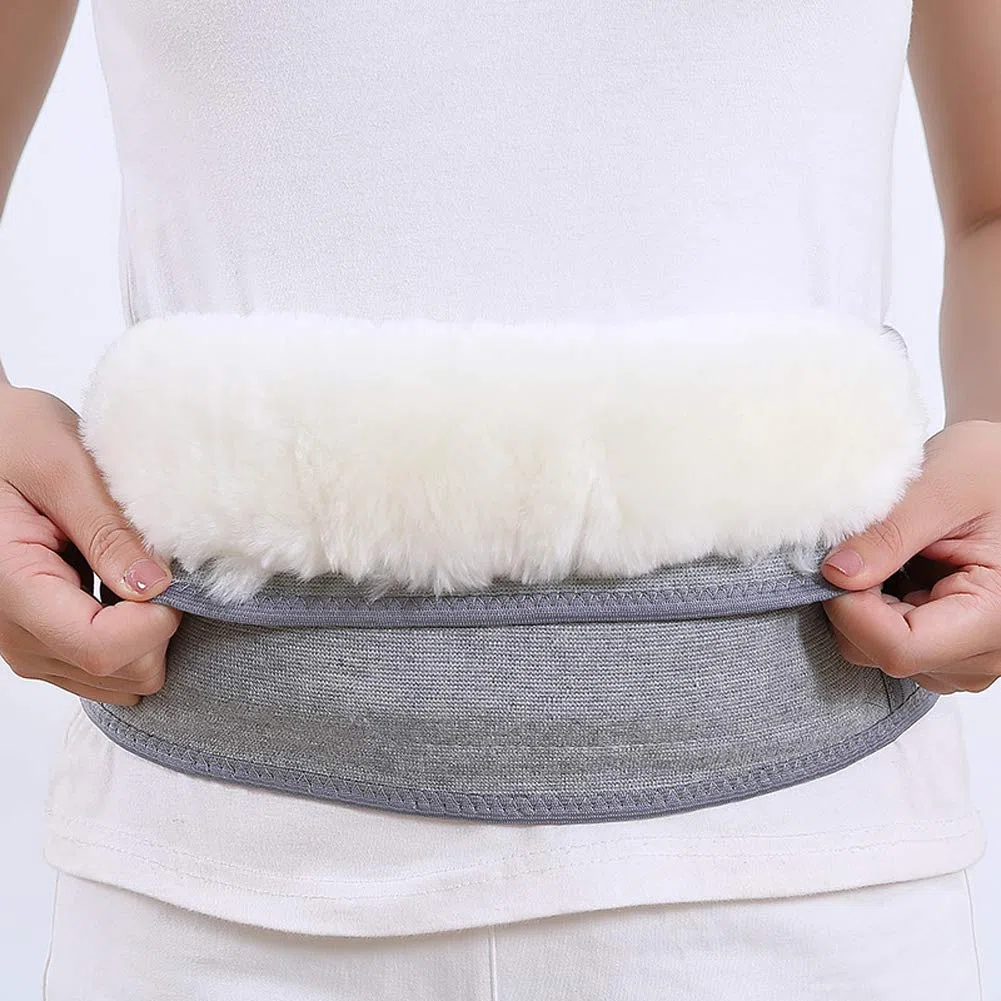 Ceinture Protection Lombaire Chaud Hiver Ceinture Auto Chauffante en Laine Ceinture Soutien Rein Dos Lombes Taille Elastique Protège Ceinture Abdominale pour Soulager Douleur Opération Homme Femme