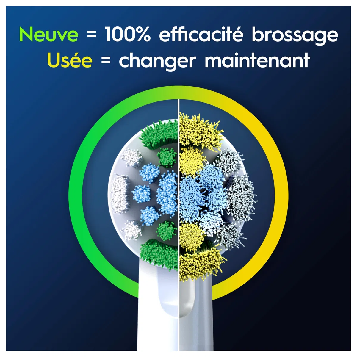 Oral-B Brossettes de Rechange Précision Clean, lot de 12, Blanches – Recharges Brosse à Dents Électrique Pro, Filaments Conçus pour un Nettoyage Précis et Doux sur les Gencives, en Carton