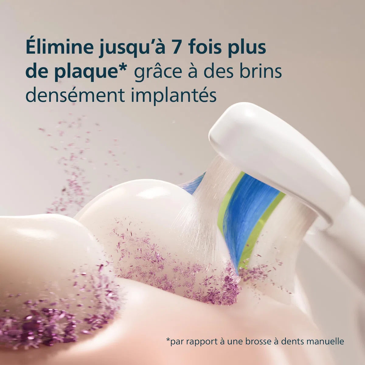 Philips Sonicare W2 Optimal White - Têtes de brosse à dents de rechange d'origine, blanc, lot de 4, HX6064/87