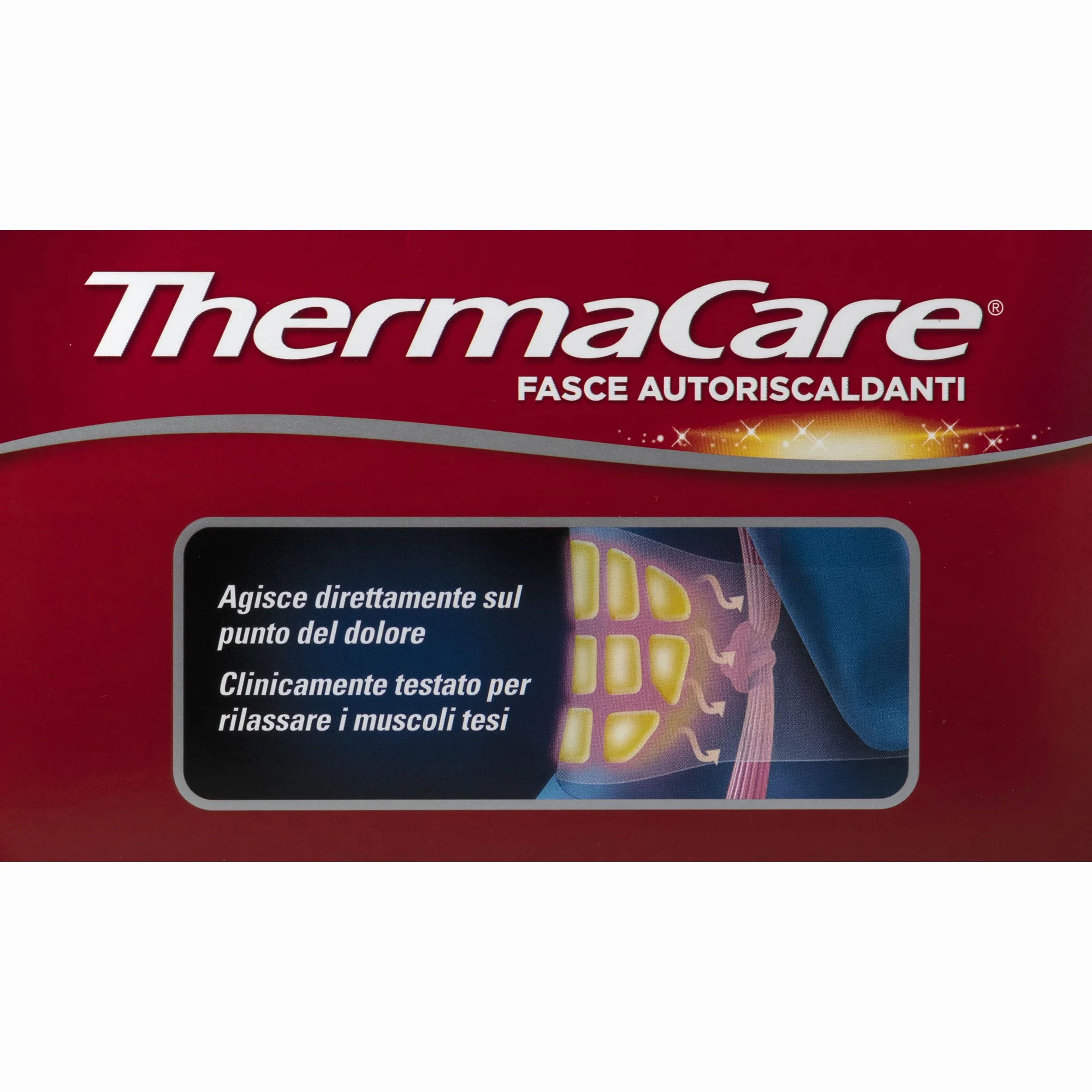 ThermaCare Dos 4 bandes chauffantes jetables à chaleur thérapeutique pour les douleurs du dos, 8 heures de chaleur constante