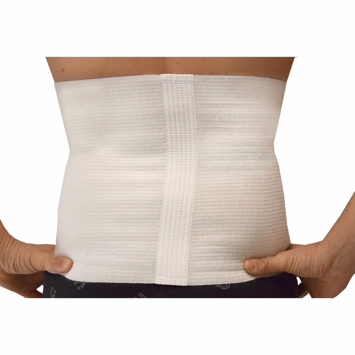 BODYPERFECT Ceinture Lombaire élastique en Coton et Laine Thermique Unisexe Made in Italy