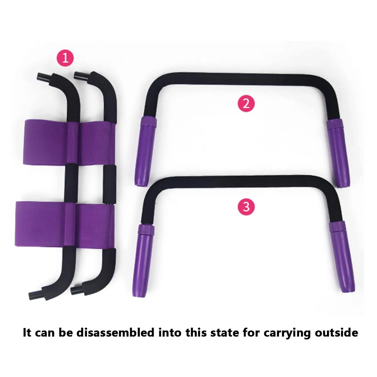 Chaise sexuelle, banc sexuel multifonction réglable, siège sexuel pour le plaisir des couples, jouet fantaisie pour adulte(Purple)