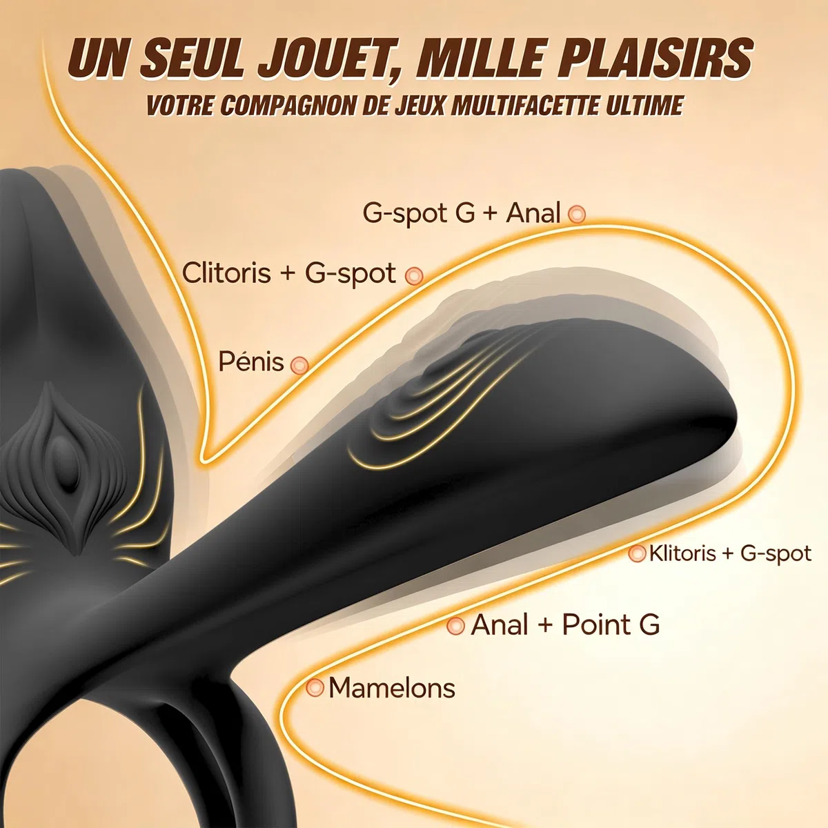 Anneau Penien - Anneau Homme Vibrant Sex Toýs Couple Homme, 10 Modes Sextoyse Homme Sex Toys, Anneaux de Pénis Sextoyse Couple Plaisir, Sex Toyspour Pour Homme, Anneau Vibrant Pénis Clitoridienne
