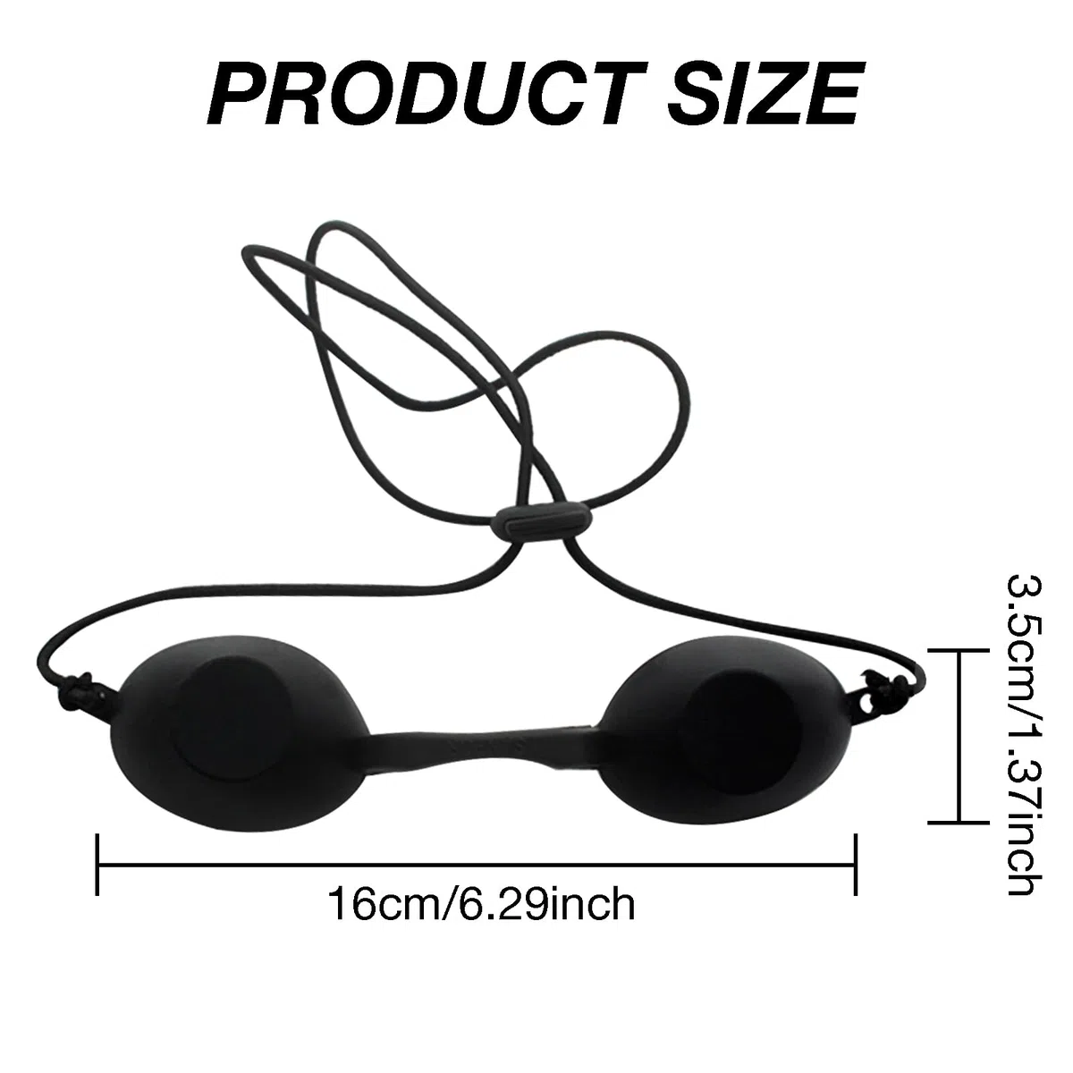 4 Pièces Lunettes Bronzage, Lunettes de Solarium, Silicone Souple Durable Confortable, Lunettes de Protections Noir Convient à la Clinique de Beauté ou à la Maison