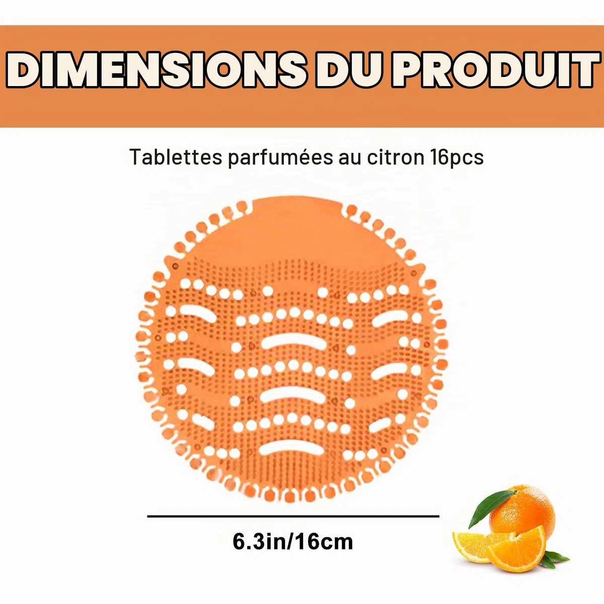 Ecrans Pour Urinoir, 16 Pièces Desodorisant Urinoir, Filtre D'urinoir, Pastilles Urinoir, Tapis d'Urinoir Désodorisant pour Urinoir pour salle de bain Hôtels Toilettes