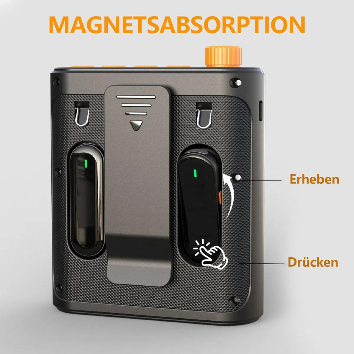 Amplificateur vocal avec microphone sans fil, amplificateur vocal portable Bluetooth 5.4 avec casque microphone, mini haut-parleur rechargeable 2000 mAh, sans fil, idéal pour les enseignants, les